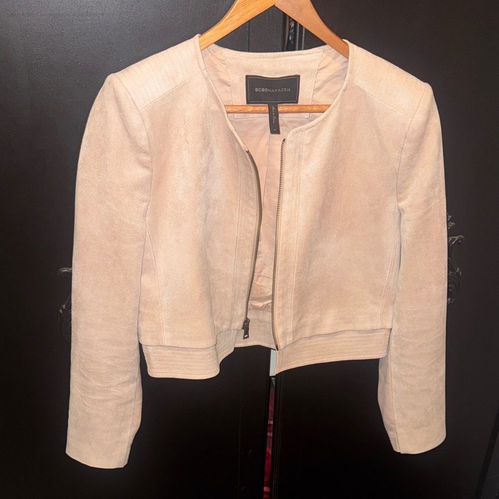BCBGMaxAzria Women's Suede Jacket